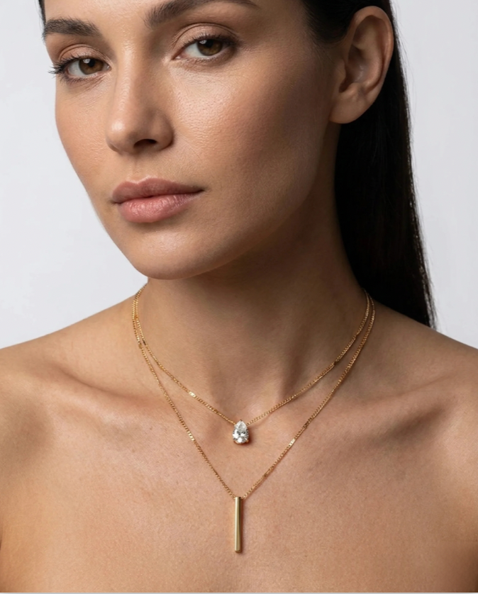 Collier Chaîne Double