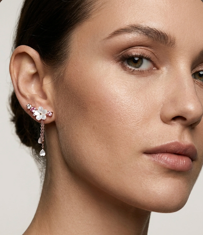 Boucles d'Oreilles Fleurs