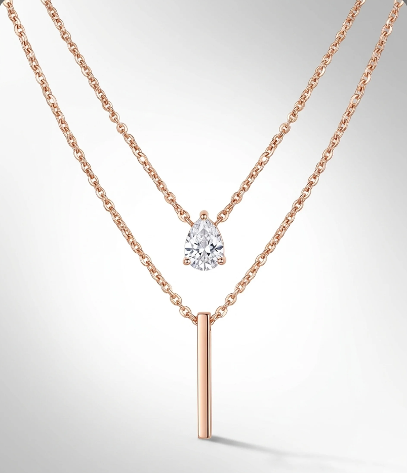 Collier Chaîne Double