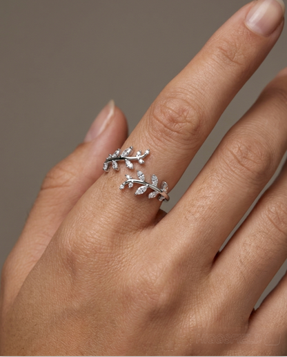Bague Laurier Argent 925
