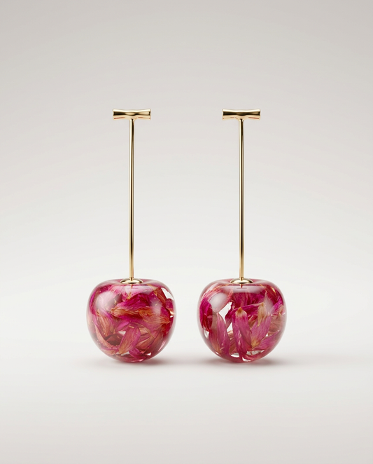 Boucles d'Oreilles Cerise