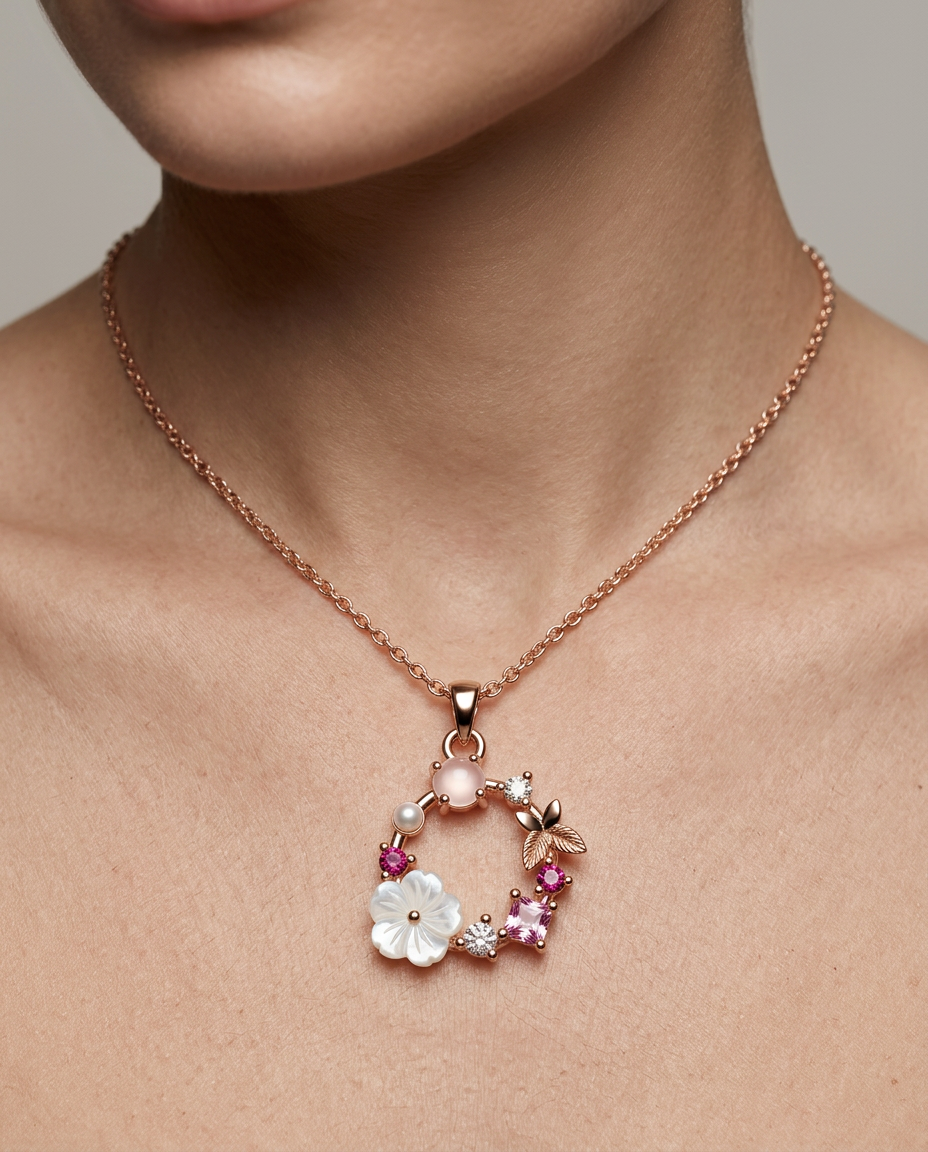 Collier Cercle de Fleurs