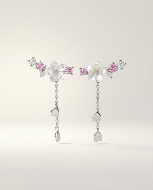 Boucles d'Oreilles Fleurs