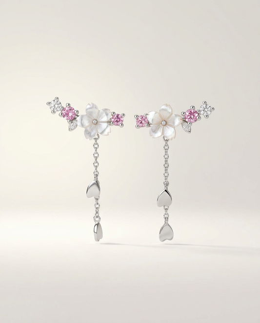 Boucles d'Oreilles Fleurs