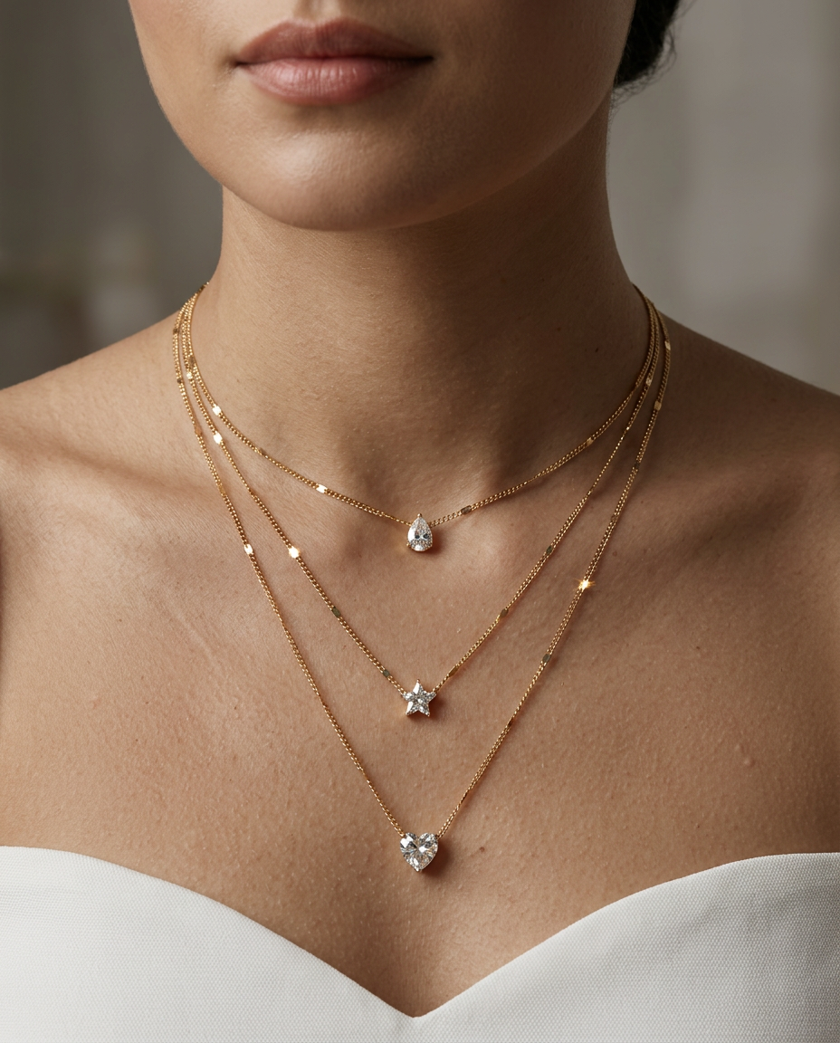 Collier Chaîne triple