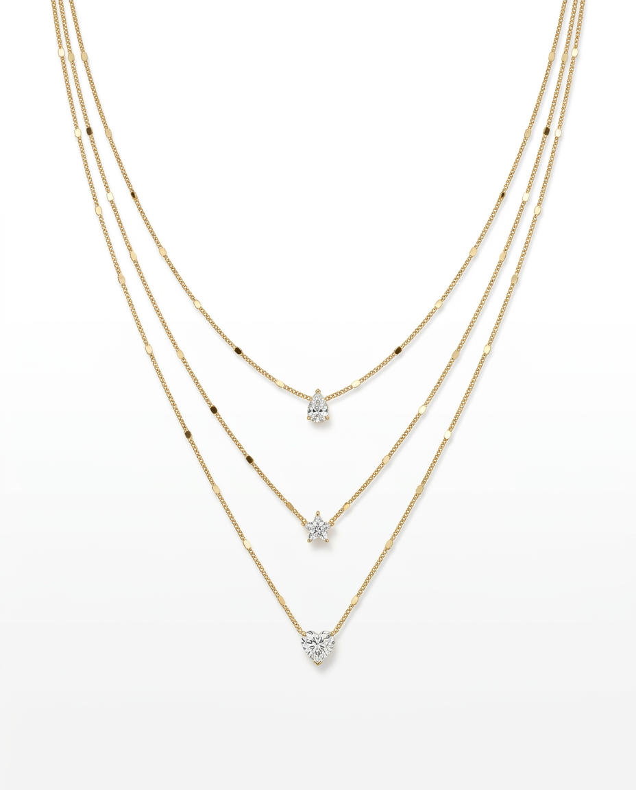 Collier Chaîne triple